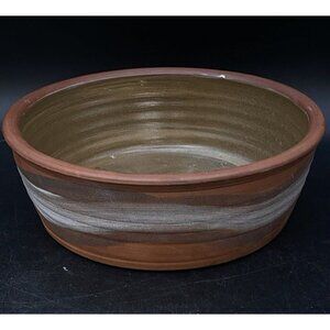 Sarah Culbreth 1985 Brown Art Pottery Bowl USA Berea Kentucky 8” X 2 7/8”